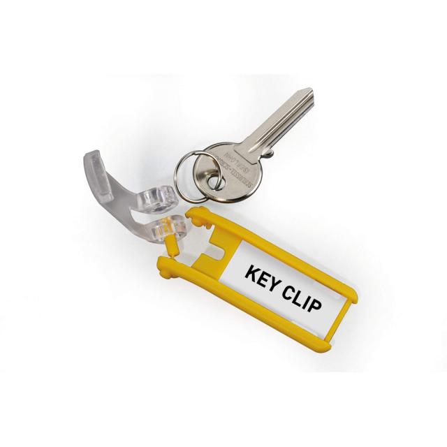 Suport eticheta pentru cheie, rosu, 6 bucati/set