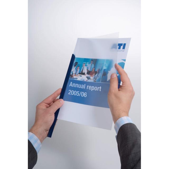 Sine de prindere Durable, pentru documente, capacitate 30 coli, negru