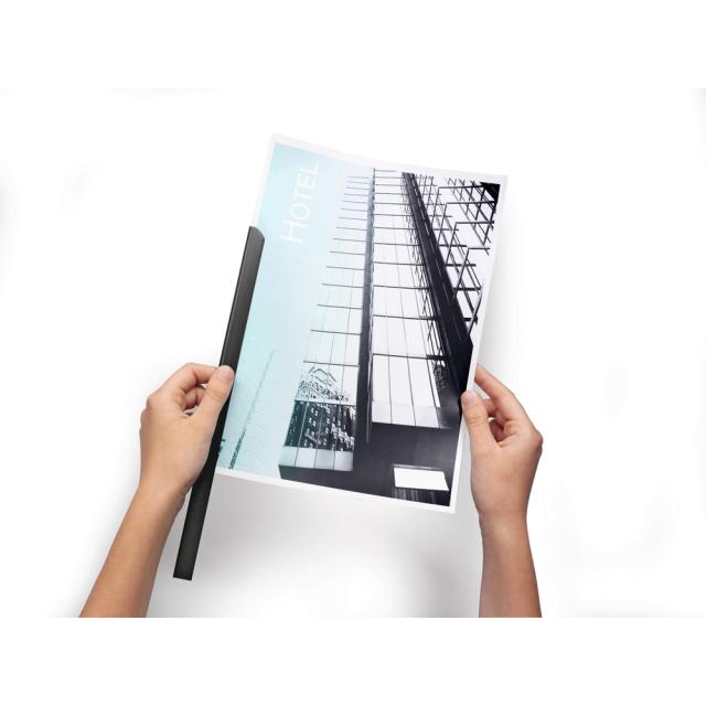 Sine de prindere Durable, pentru documente, capacitate 30 coli, negru