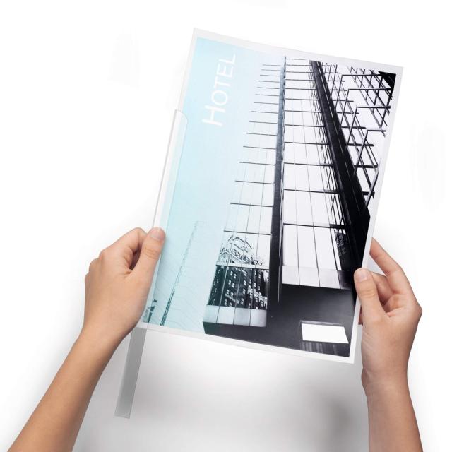 Sine de prindere Durable, pentru documente, capacitate 60 coli, negru