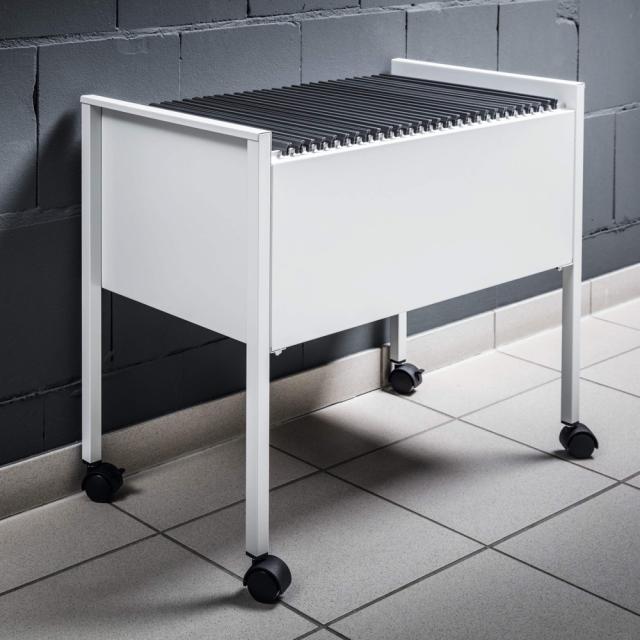 Suport pentru dosare suspendabile, capacitate 80 dosare