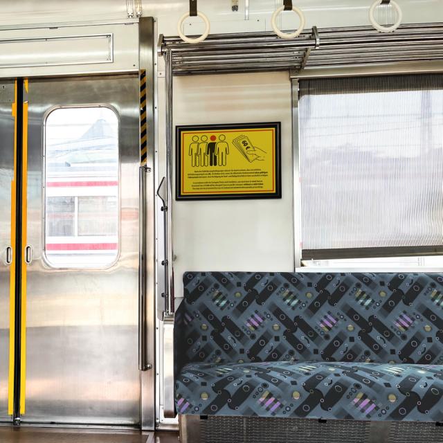 Rama prezentare click Durable, A3, negru