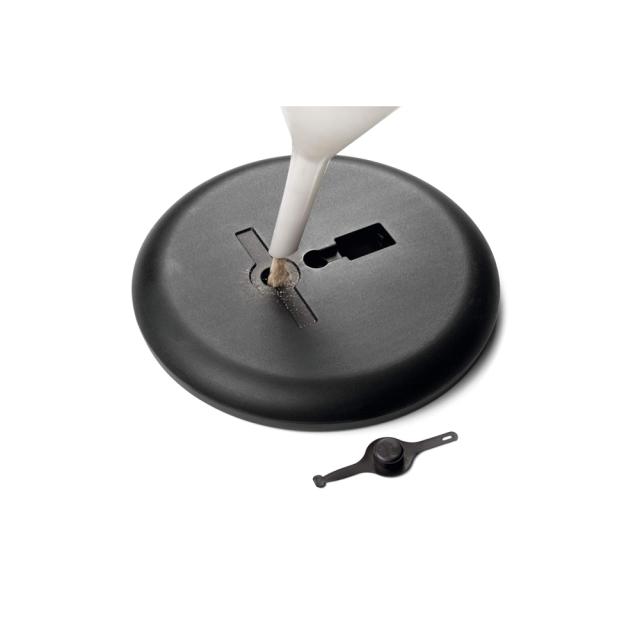 Stand cu panou informativ Durable, A4, rama click, argintiu, inaltime ajustabila 77-125 cm