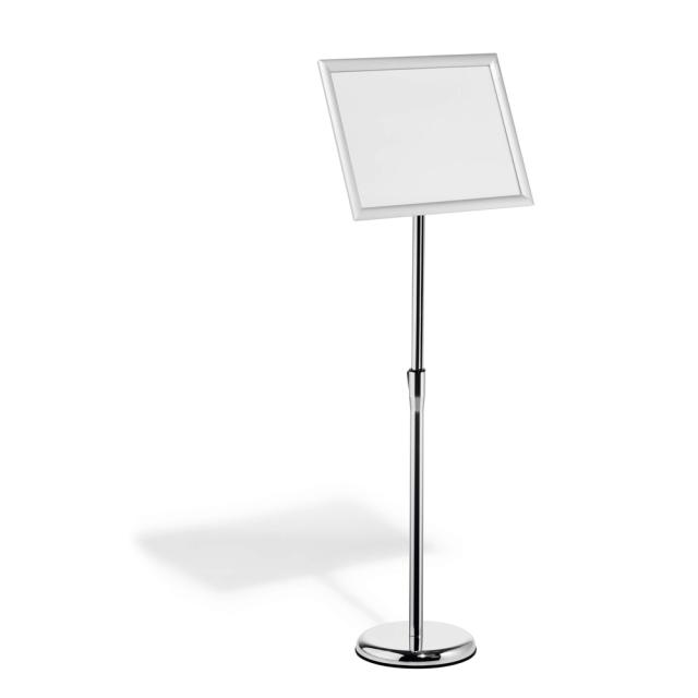 Stand cu panou informativ Durable, A3, rama click argintiu