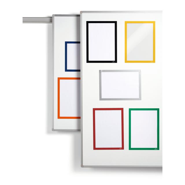 Rama magnetica Durable Duraframe, A4, negru, 5 bucati/set