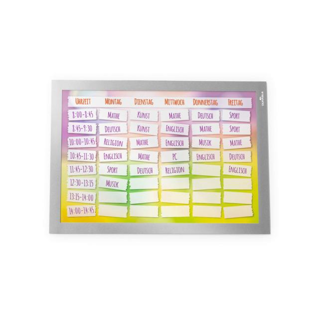 Display magnetic Durable Duraframe, A4, argintiu, 2 bucati/set