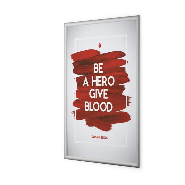 Rama prezentare click Durable, A1, argintiu