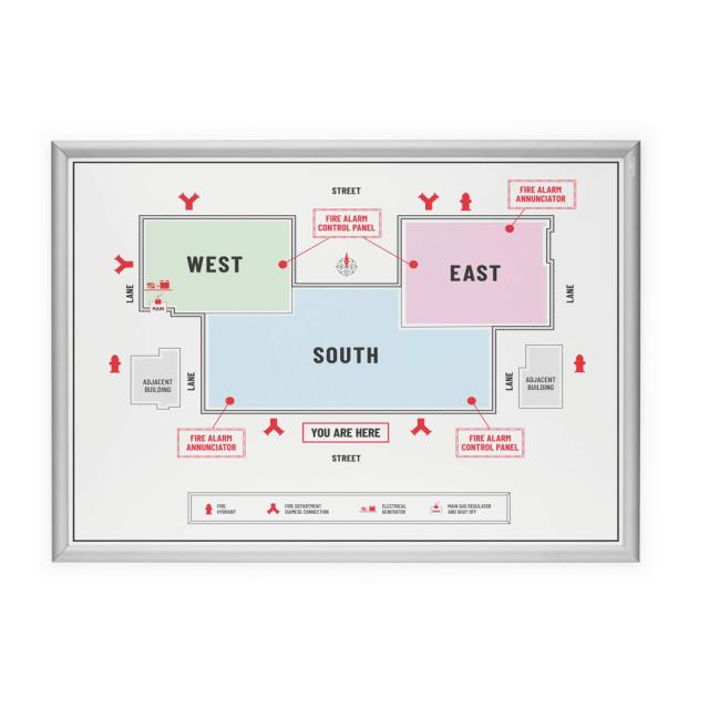 Rama prezentare click Durable, A1, argintiu