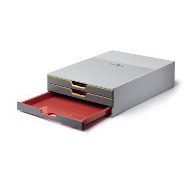 Organizator documente, Durable Varicolor, cu 3 sertare