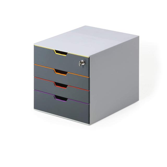 Organizator  documente, Durable Varicolor, cu 4 sertare