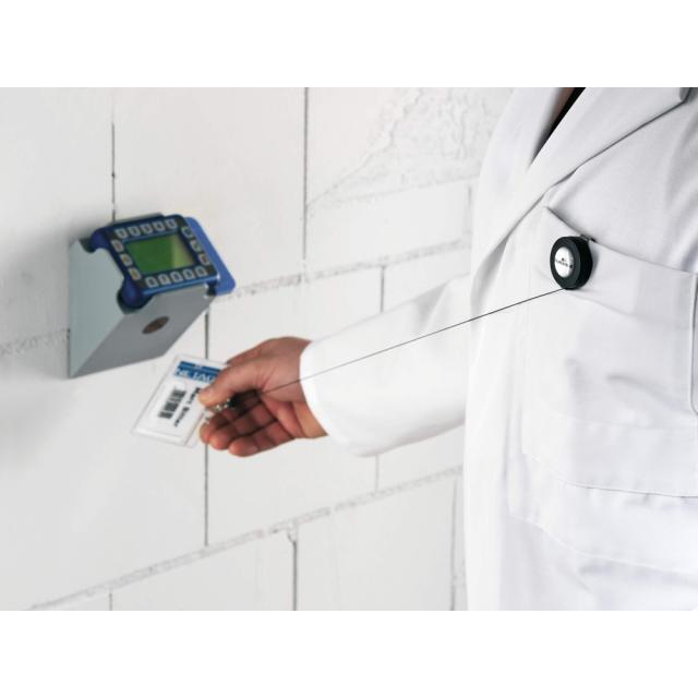 Snur retractabil pentru ecuson Durable, 10 bucati/cutie