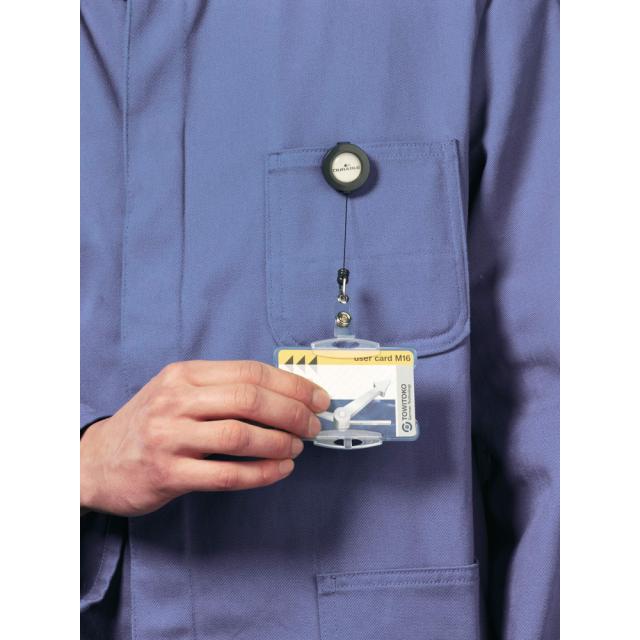 Snur retractabil pentru ecuson Durable, 10 bucati/cutie