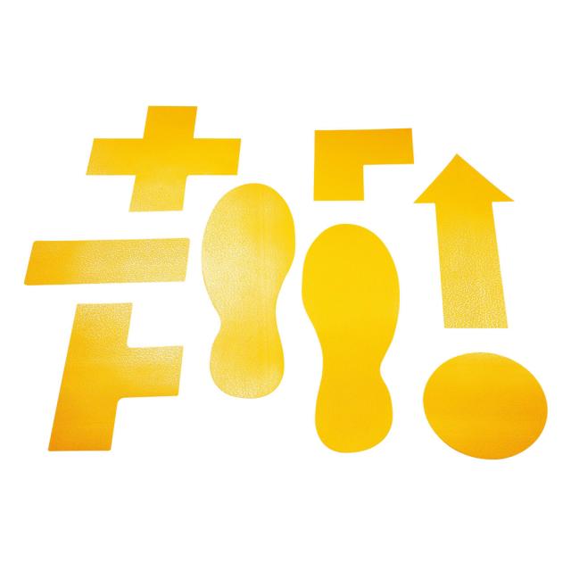 Marcaj pentru podea, Forma Sageata, 50 x 0.7 x 200 mm, 10 bucati/set