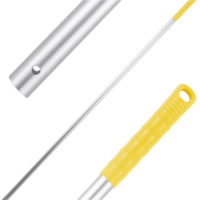 Maner aluminiu, suport mop, 140 cm, galben
