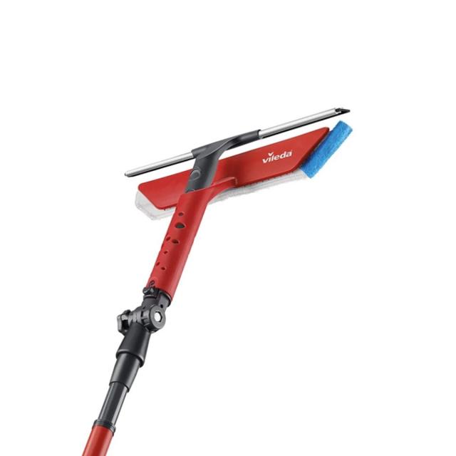 Racleta geamuri Vileda 2 in 1, maner telescopic
