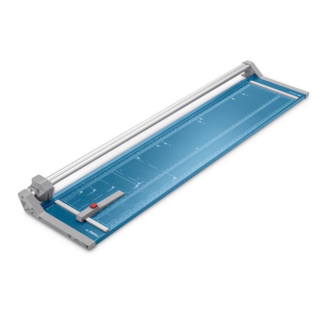 Trimmer Dahle 558, A0, lungime taiere 1300 mm, capacitate 7 coli, albastru