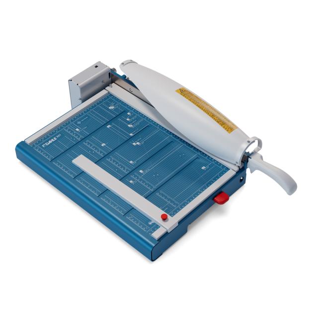 Ghilotina Dahle 867, A3, lungime taiere 460 mm, capacitate 35 coli, albastru
