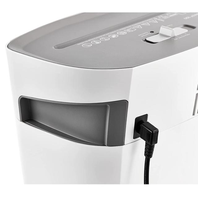 Distrugator de documente Dahle PaperSAFE PS 140, fara ulei, securitate P-4, maxim 10 coli, 12 l