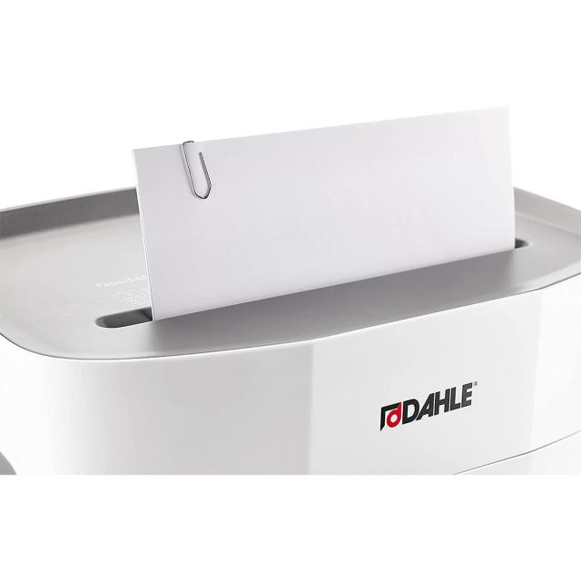 Distrugator de documente Dahle PaperSAFE PS 140, fara ulei, securitate P-4, maxim 10 coli, 12 l