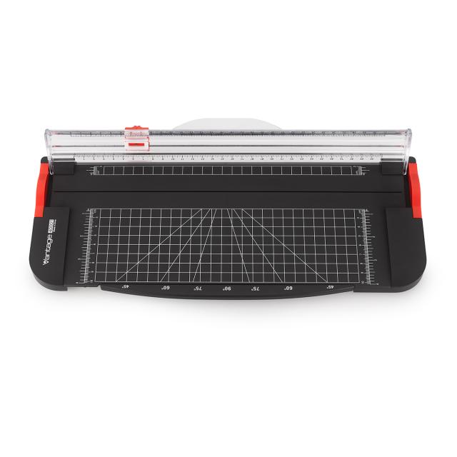 Trimmer Novus Vantage 40001, A4, lungime taiere 310 mm, capacitate 12 coli, negru
