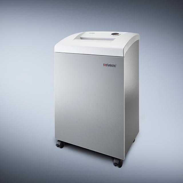 Distrugator documente profesional Dahle 306, taiere P-3, 18-20 coli, 60 l, motor puternic, operare silentioasa, 60 l