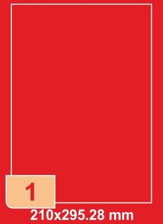 Etichete autoadezive albe 210X295.28 mm,?1/A4, 100 etichete/top, 100 coli/top