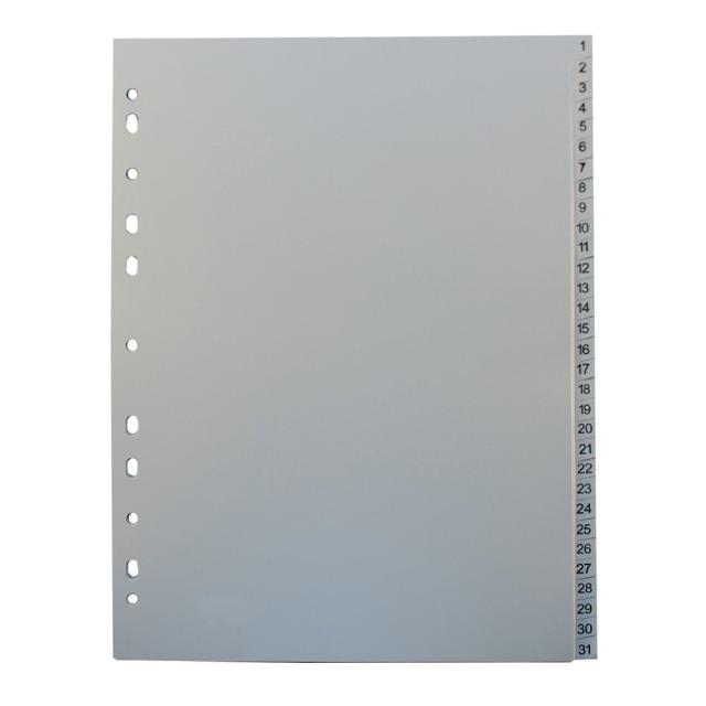 Separatoare Noki, din plastic, cu index 1-31