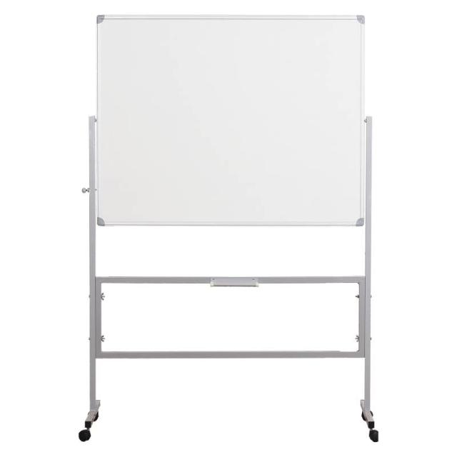 Tabla magnetica mobila Noki, rotativa 360, cu 2 fete, 90x120 cm