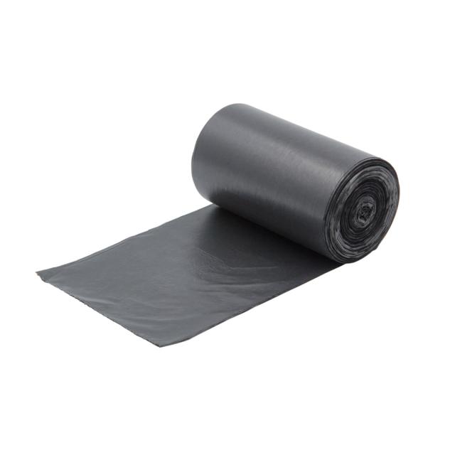 Saci menaj LDPE, negri, 50x70 cm, 35L, 15 bucati/rola