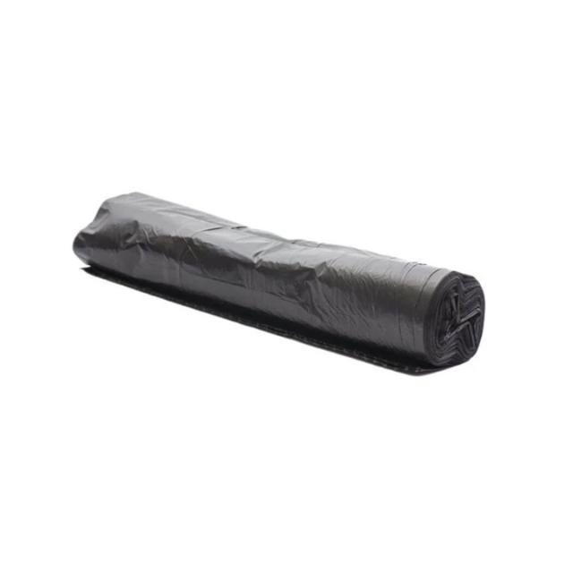 Saci menaj LDPE, negri, 110x125 cm, 240L, 10 bucati/rola