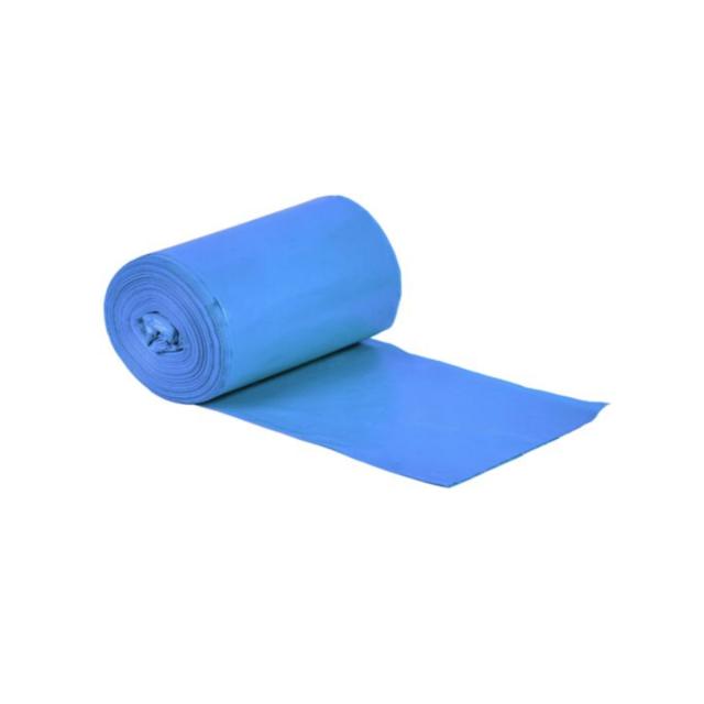 Saci menaj LDPE, albastri, 50x70 cm, 35L, 15 bucati/rola