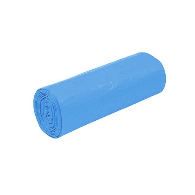 Saci menaj LDPE, albastri, 60x80 cm, 60L, 15 bucati/rola