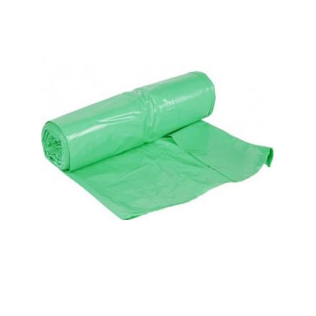 Saci menaj LDPE, verzi, 60x80 cm, 60L, 15 bucati/rola