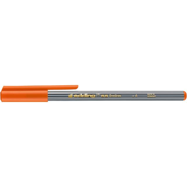 Liner edding 55, corp plastic, varf 0.3 mm, portocaliu
