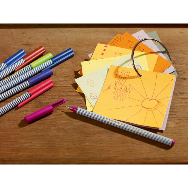 Liner edding 55, corp plastic, varf 0.3 mm, maro