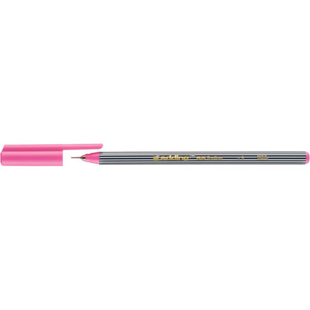 Liner edding 55, corp plastic, varf rotund, 0.3 mm, roz