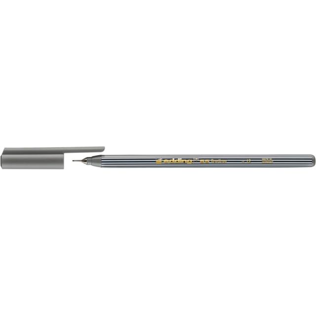 Liner edding 55, corp plastic, varf rotund, 0.3 mm, gri