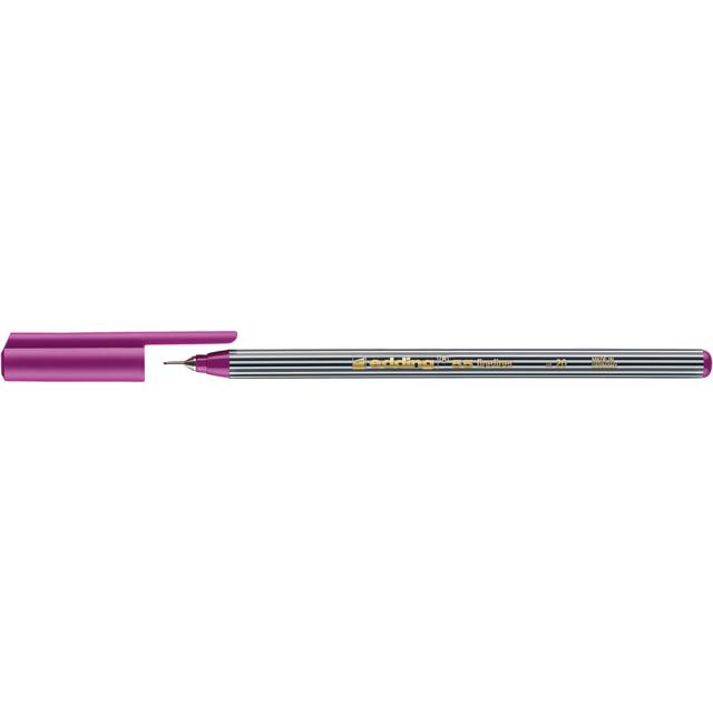 Liner edding 55, corp plastic, varf rotund, 0.3 mm, magenta