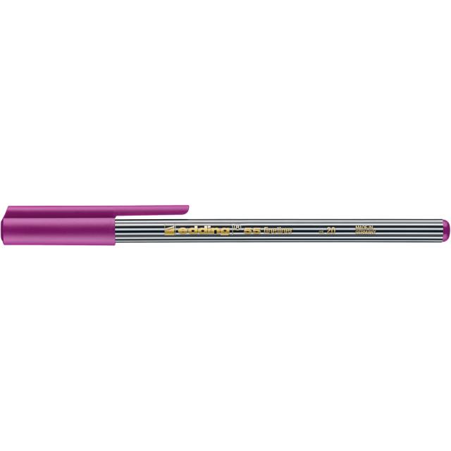 Liner edding 55, corp plastic, varf rotund, 0.3 mm, magenta