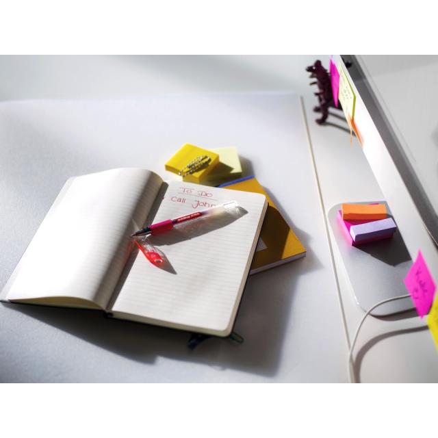 Roller cu gel Edding 2185, varf 0.7 mm, alb, scriere fina