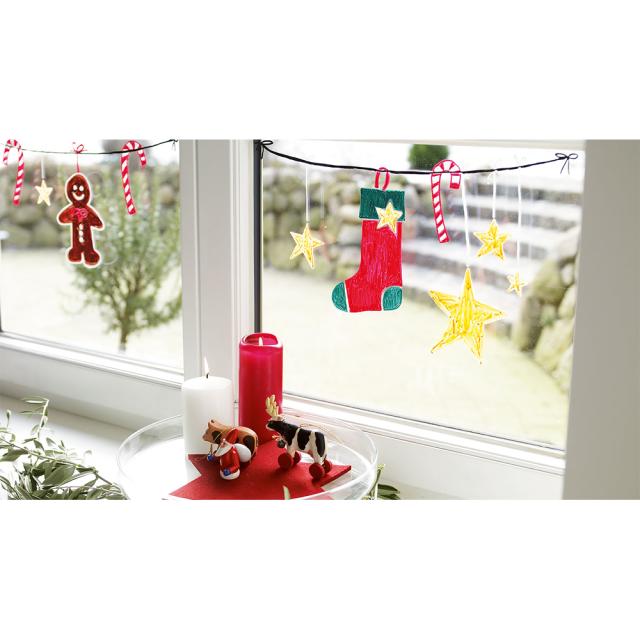 Marker pentru sticla Edding 4090, creta lichida pe baza de apa, varf retezat, 4-15 mm, albastru