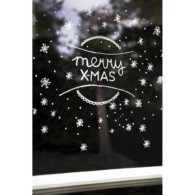 Marker pentru sticla Edding 4090, creta lichida pe baza de apa, varf retezat, 4-15 mm, albastru