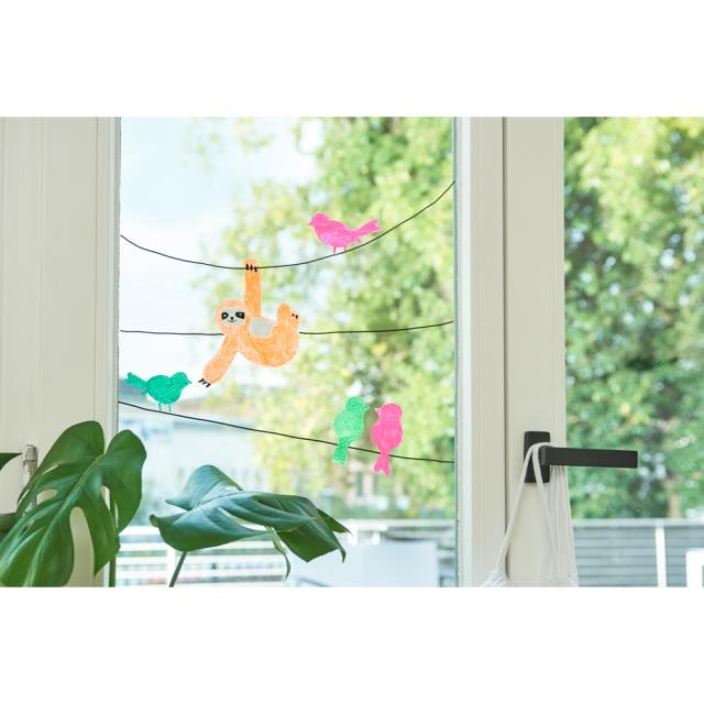 Marker pentru sticla Edding 4090, creta lichida pe baza de apa, varf retezat, 4-15 mm, albastru