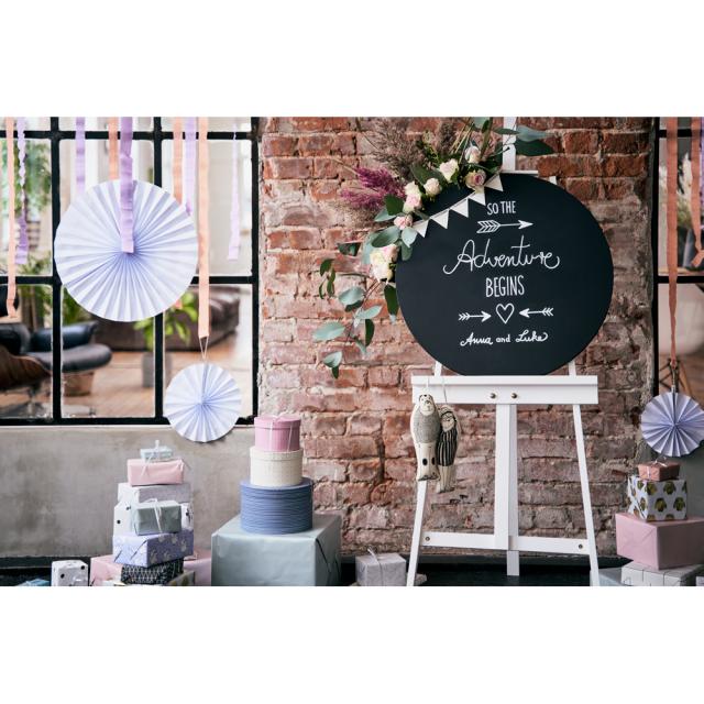 Marker pentru sticla Edding 4090, creta lichida pe baza de apa, varf retezat, 4-15 mm, albastru