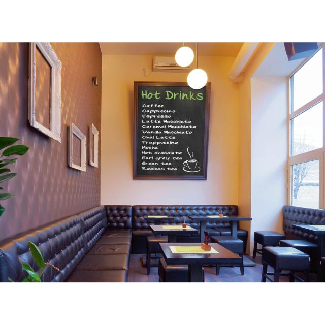 Marker pentru sticla Edding 4090, creta lichida pe baza de apa, varf retezat, 4-15 mm, albastru