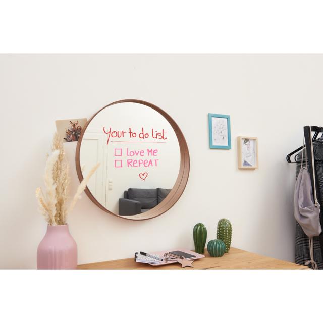 Marker Edding 4095 cu creta lichida, varf 2-3 mm, verde, blister