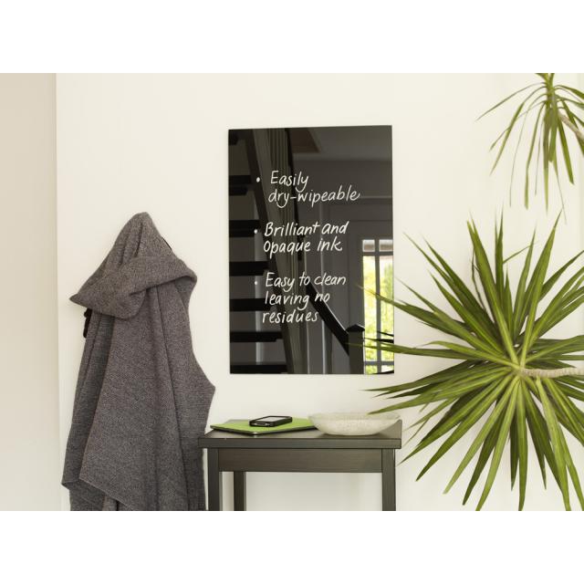 Marker Edding 90 pentru suprafete din sticla, varf 2-3 mm, albastru deschis