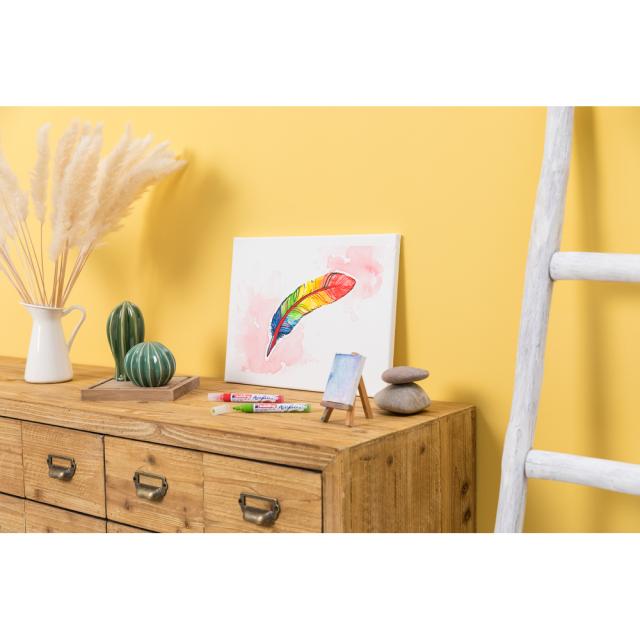 Set markere acrilice Edding 5100, varf 2-3 mm, culori pastel, 5 bucati/set