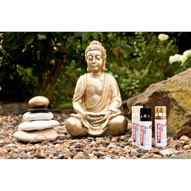 Spray vopsea acrilica Edding 5200, alb crema mat, uscare rapida, acoperire inalta, 200 ml