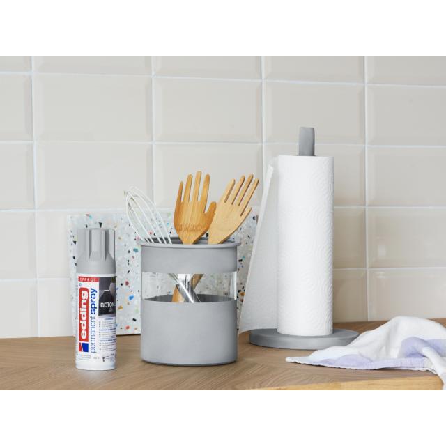 Spray vopsea acrilica Edding 5200, efect beton, uscare rapida, rezistent la zgariere, 200 ml